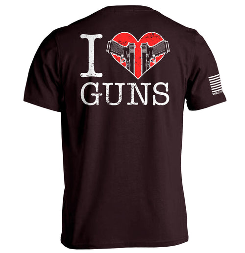 I Love Guns Shirts