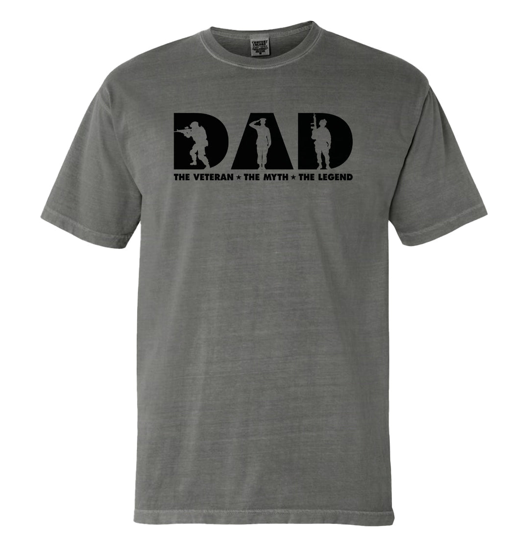 Dad The Veteran The Myth The Legend Shirts (front)