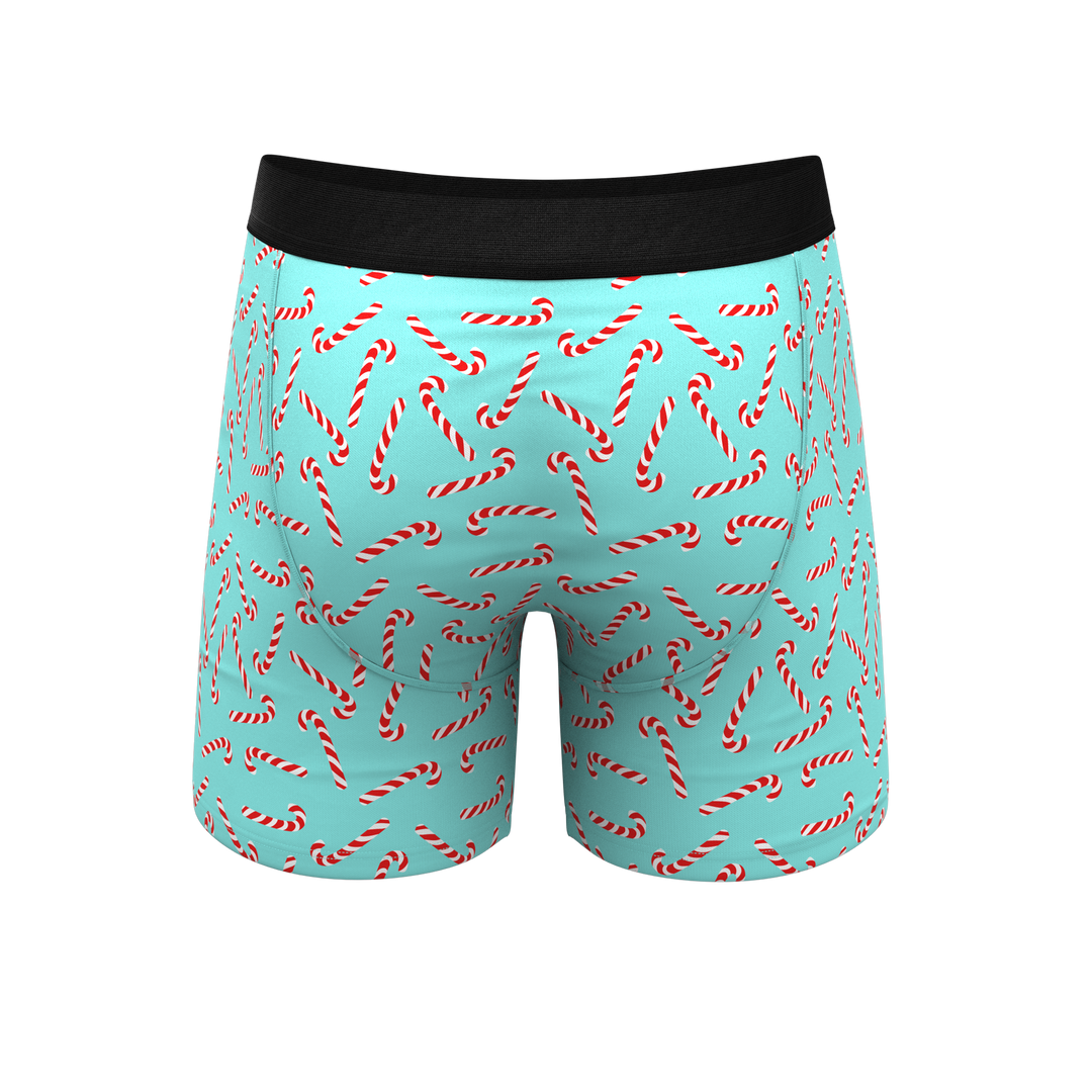 The Peppermint Pimp Canes Candy Cane Ball Hammock® Pouch Underwear