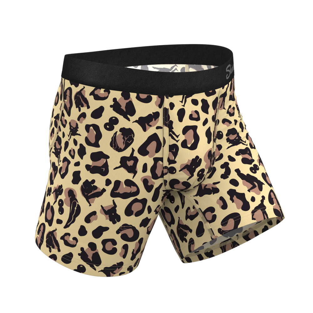 The Primal Passion Naughty Cheetah Print Ball Hammock® Pouch Underwear