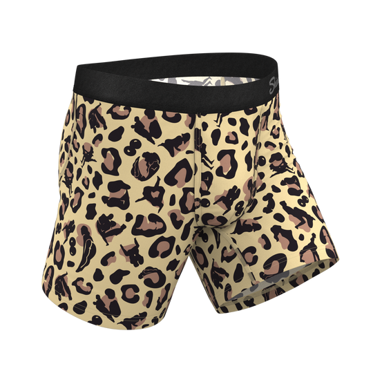 The Primal Passion Naughty Cheetah Print Ball Hammock® Pouch Underwear