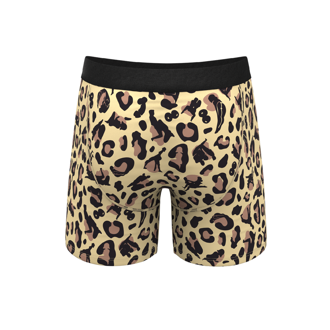 The Primal Passion Naughty Cheetah Print Ball Hammock® Pouch Underwear