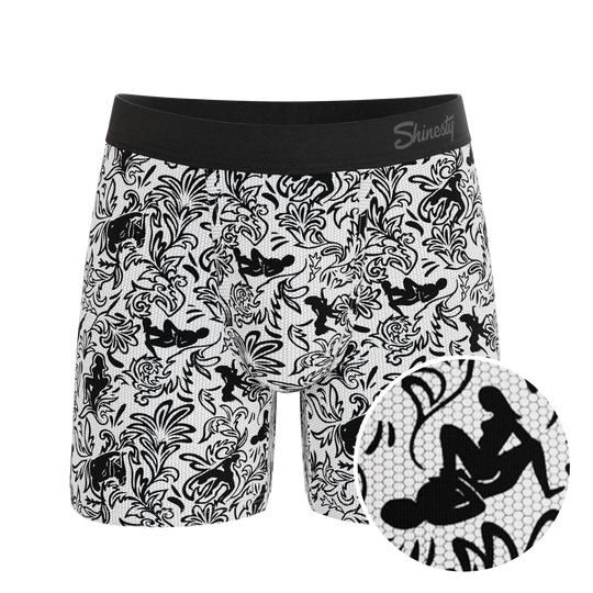 The Racy & Lacy Provocative Lace Print Ball Hammock® Pouch Underwear