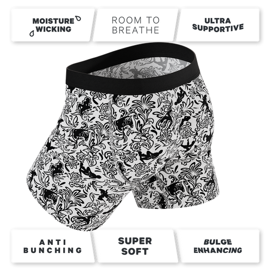 The Racy & Lacy Provocative Lace Print Ball Hammock® Pouch Underwear