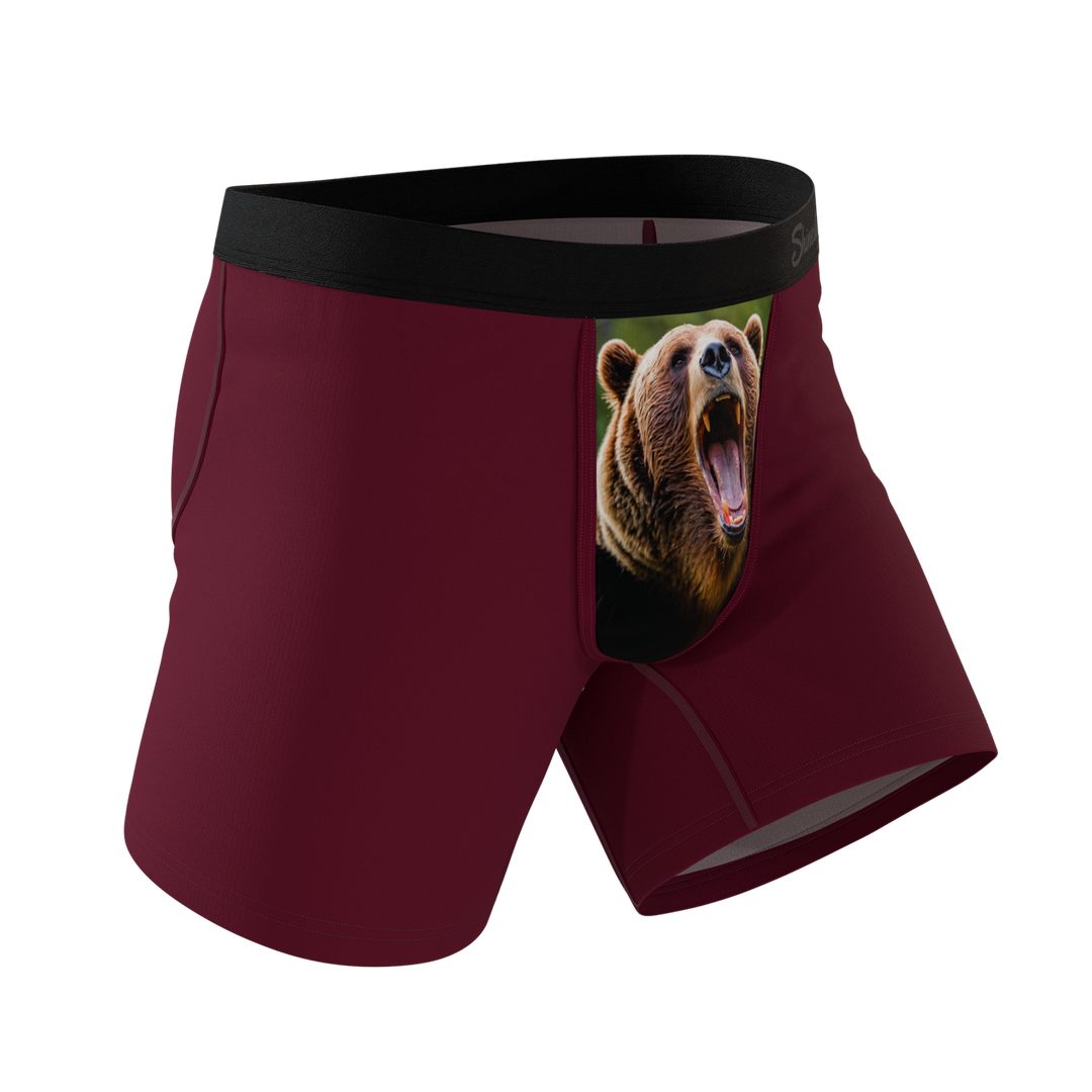 The Scare Bear Grizzly Bear Ball Hammock® Pouch Underwear