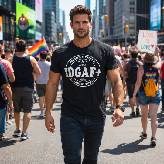 Proud Member of The IDGAF+ Community T-Shirt
