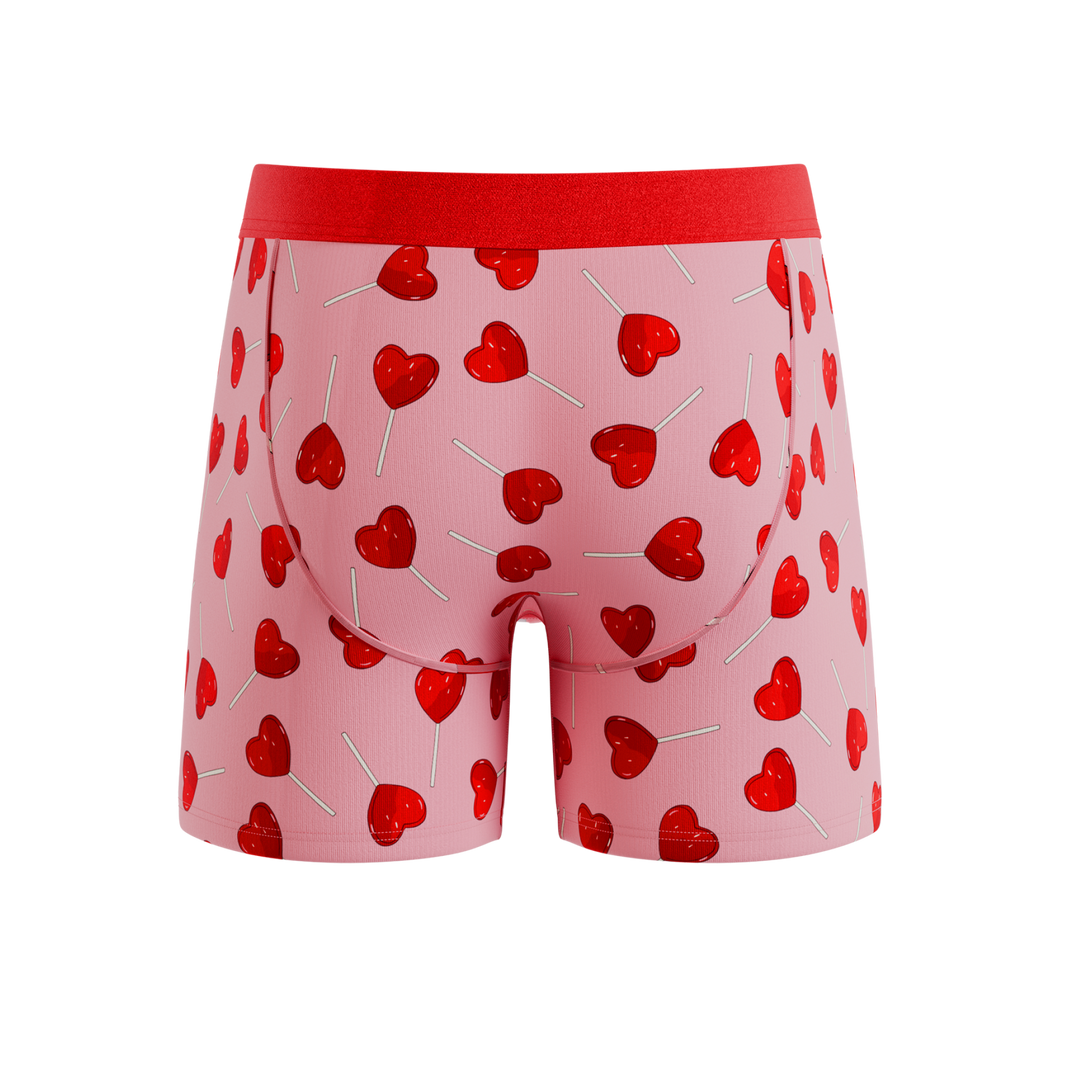 The Suckered In Heart Lollipop Ball Hammock® Pouch Underwear