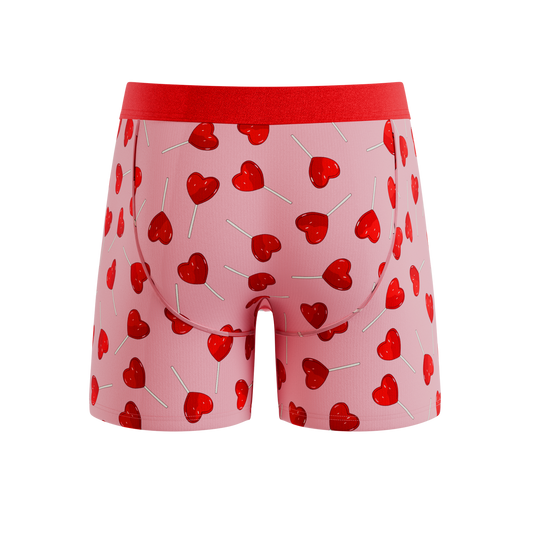 The Suckered In Heart Lollipop Ball Hammock® Pouch Underwear