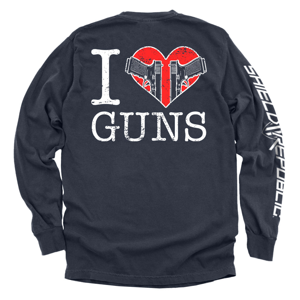 I Love Guns Shirts