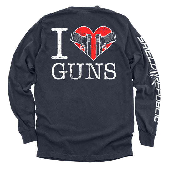 I Love Guns Shirts