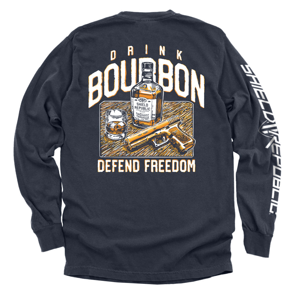 Drink Bourbon Defend Freedom Shirts