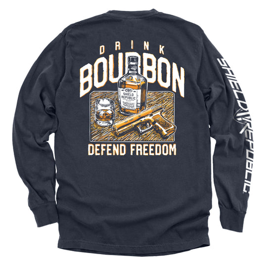 Drink Bourbon Defend Freedom Shirts