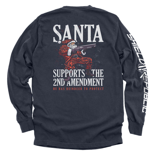 Santa Supports the 2nd Amendment Shirts