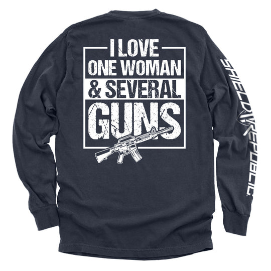 I Love One Woman & Several Guns Shirts
