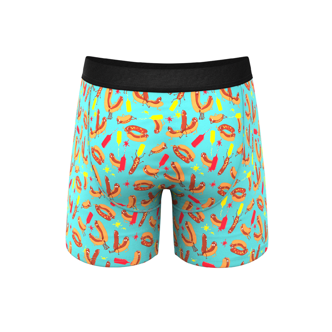 The Use a Condiment Hot Dogs Ball Hammock® Pouch Underwear