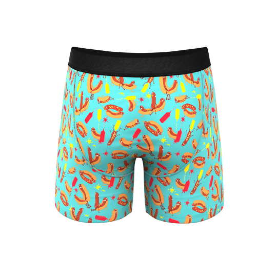 The Use a Condiment Hot Dogs Ball Hammock® Pouch Underwear