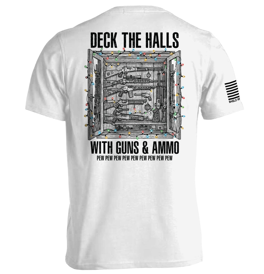 Deck The Halls With Guns & Ammo Shirts