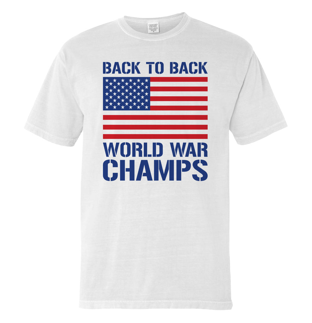 Back to Back World War Champs Shirts (front)