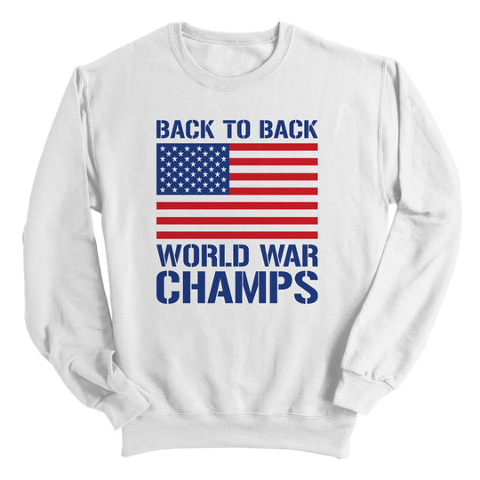 Back to Back World War Champs Shirts (front)