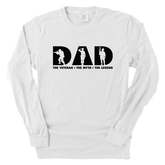 Dad The Veteran The Myth The Legend Shirts (front)