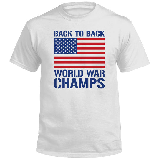 Back to Back World War Champs Shirts (front)