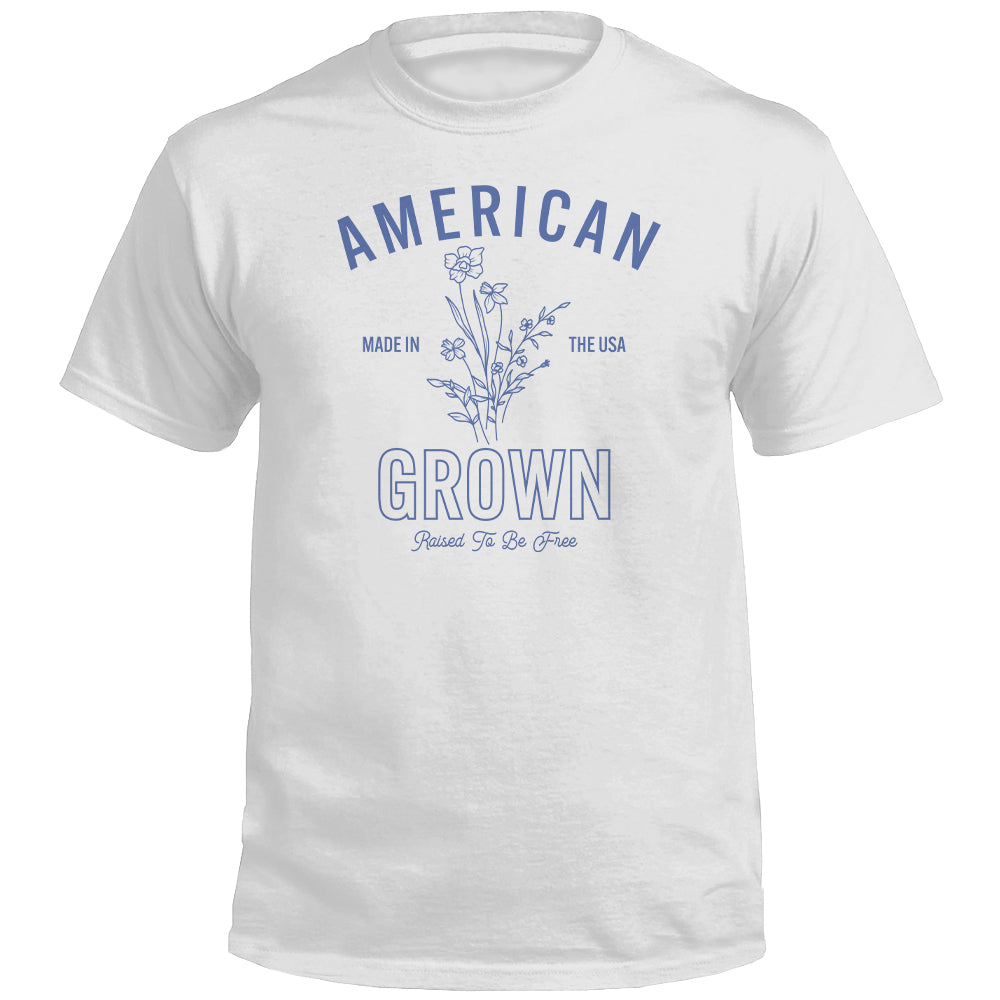 American Grown Raised To Be Free Shirts (front)
