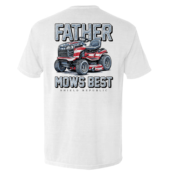 Father Mows Best Stars and Stripes Shirts