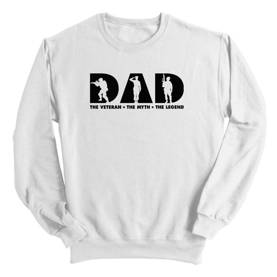 Dad The Veteran The Myth The Legend Shirts (front)