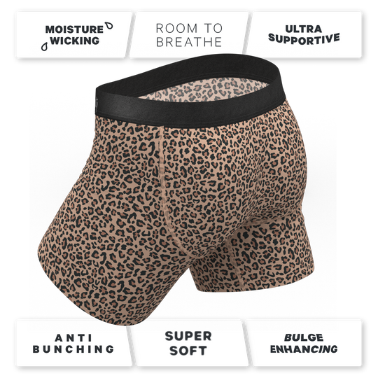 The Wild Cat Leopard Print Ball Hammock® Pouch Underwear