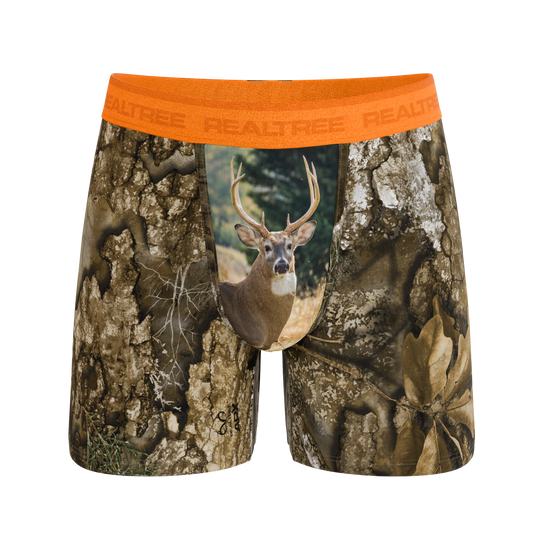 The Wild Game Realtree x Shinesty Neon Orange Ball Hammock® Pouch Underwear