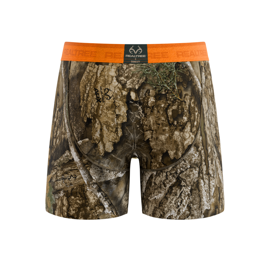The Wild Game Realtree x Shinesty Neon Orange Ball Hammock® Pouch Underwear